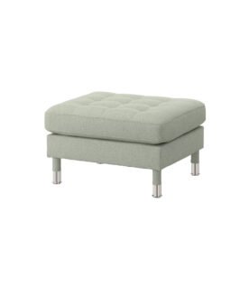 Footstool, Gunnared light green/metal