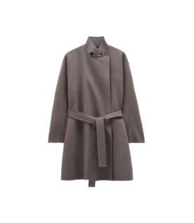 Oversized Wool Wrap Coat Jacket Calvin Klein