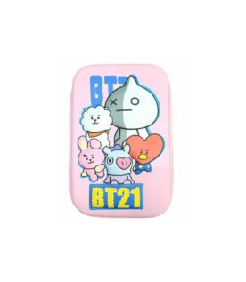 Paper Bear BT21 BTS Art Canvas Pencil Box Pouch